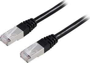 Deltaco DELTACO patchkabel - 2 m - sort STP-62S (7340004615323) tīkla kabelis