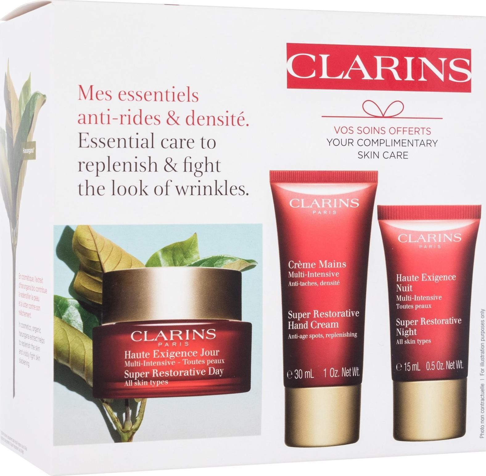 Clarins Clarins Super Restorative Krem do twarzy na dzien 50ml zestaw upominkowy 131789 (3666057058172)