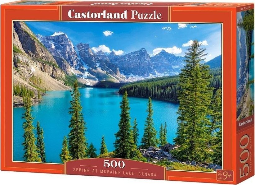 Castorland Puzzle 500 Spring at Moraine Lake, Canada CASTOR puzle, puzzle