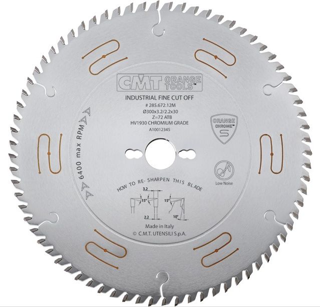 CMT Pila chromowana 300 x 30mm (285.696.12M) 285.696.12M (8019296053708) Elektriskais zāģis