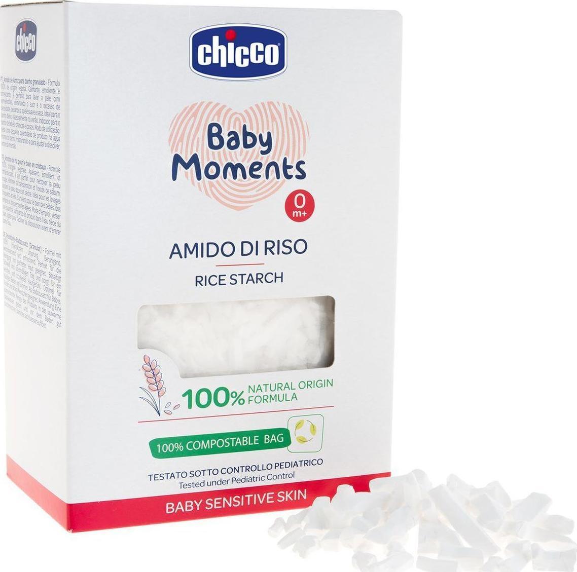 Chicco Organiczna skrobia ryzowa do kapieli CHICCO-10239-BM CHI000413 (8058664129300) aksesuāri bērniem