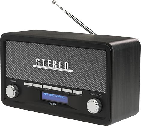 Denver DAB-18 dark grey radio, radiopulksteņi