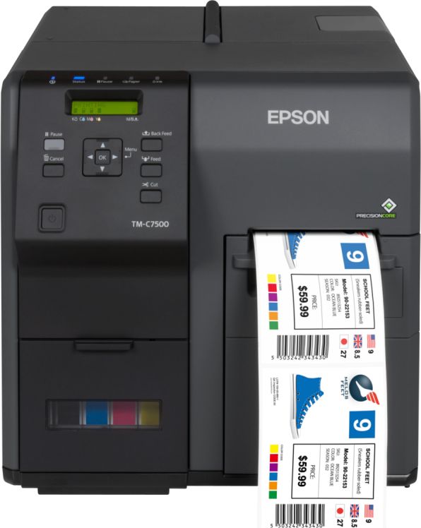 Epson ColorWorks C7500 Tintenstrahl Farbe 600 x 1200DPI black (C31CD84012) printeris