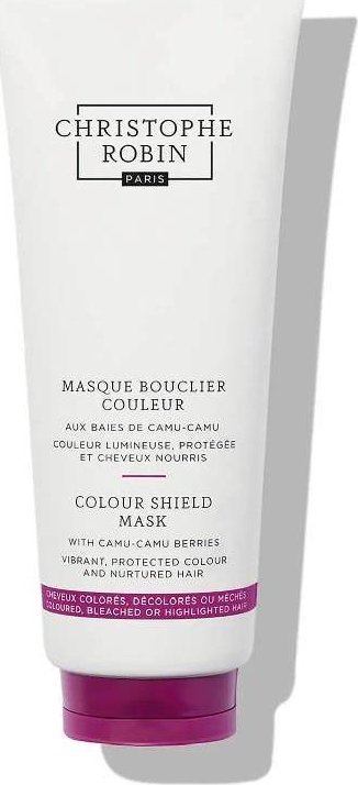 Christophe Robin Color Shield Mask With Camu Camu Berries kremowa odzywcza maska wzmacniajaca blask wlosow farbowanych i rozjasnianych 200ml Matu šampūns
