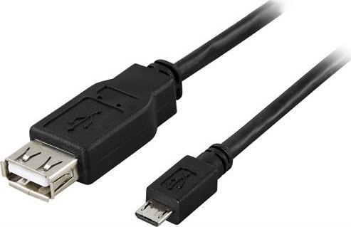 Adapter USB Deltaco Deltaco USB-adapter - 20 cm Deltaco USB-adapter - 20 cm (7340004673125)