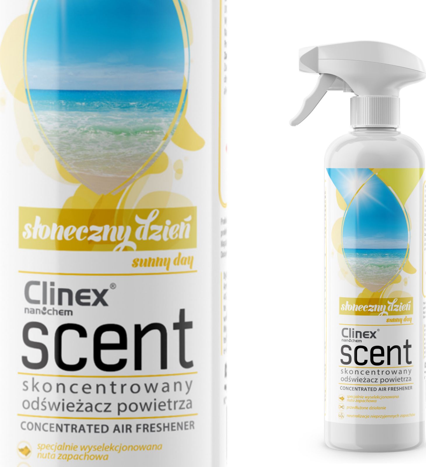 Clinex Skoncentrowany odswiezacz powietrza Sloneczny Dzien 500 ml 77-906 (5907513270317)