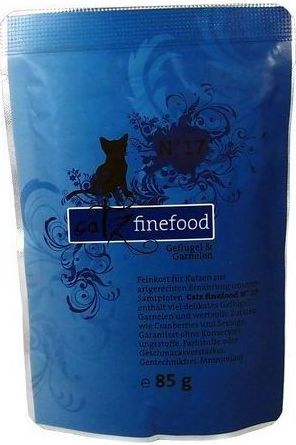 Catz Finefood N.17 Drob i Krewetki saszetka 85g 5088 (4260101762245) kaķu barība