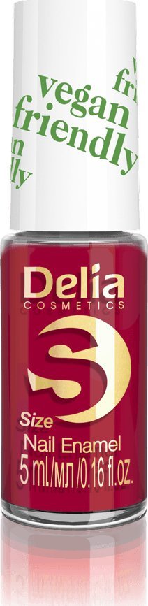 Delia Delia Cosmetics Vegan Friendly Emalia do paznokci Size S nr 213 Red Velvet 5ml 719827 (5901350479827)