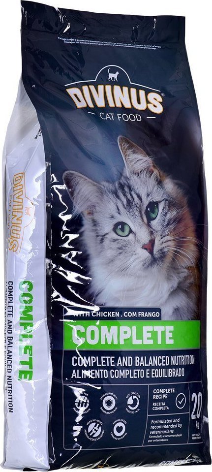 Divinus Divinus Cat Complete dla kotow doroslych 20kg 12887935 (5600276940137) kaķu barība