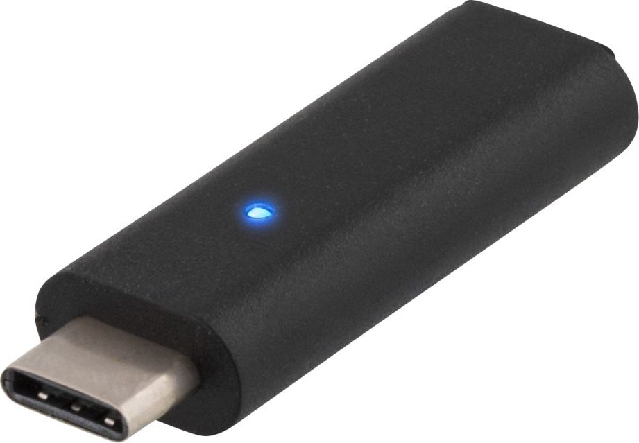 Adapter USB Deltaco USB-C - microUSB Czarny  (Deltaco USBC-1202 - USB-C adapter) Deltaco USBC-1202 - USB-C adapter (7333048008091)