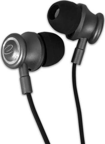 METAL EARPHONES WITH MICROPHONE BLACK austiņas