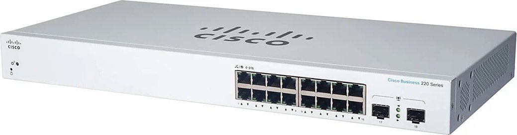 Switch Cisco CBS220-16T-2G-EU KILCISSWI0195 (0889728344463) komutators