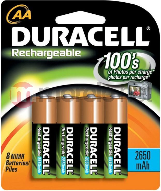 Duracell AA/HR6, 2500 mAh, Rechargeable Accu Stay Charged Ni-MH, 4 pc(s) Baterija