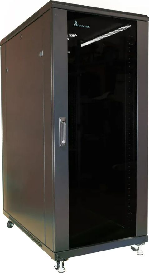 Extralink EX.11397 rack cabinet 37U Brīvi stāvošs rack Black