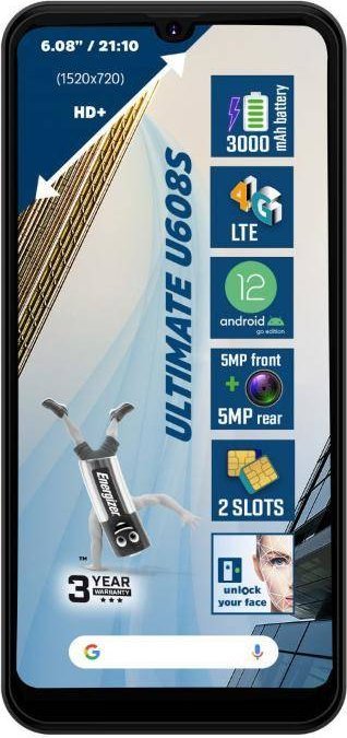 Smartfon Ultimate U608S 2GB RAM 32GB Dual Sim Mobilais Telefons