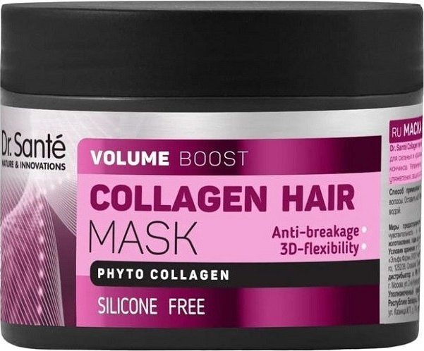 Dr. Sante Dr. Sante Collagen Hair Mask maska zwiekszajaca objetosc wlosow z kolagenem 300ml 8011541HURT (8588006040333)