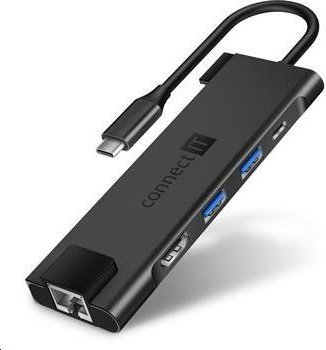 Stacja/replikator Connect IT USB-C (CHU-8020-AN) dock stacijas HDD adapteri