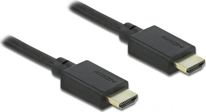 Delock Highspeed HDMI Kabel 48 Gbps 8k 60Hz 2m kabelis, vads