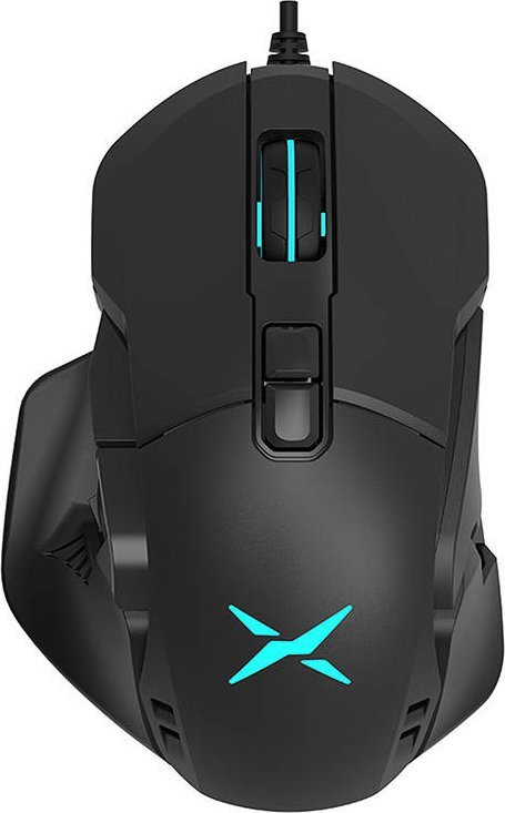 Wired Gaming Mouse with replaceable sides Delux M629BU RGB 16000DPI Datora pele