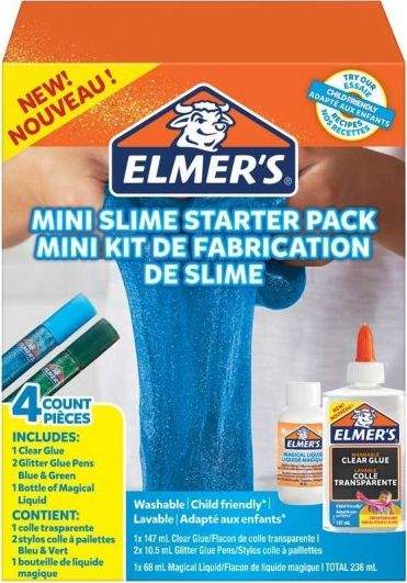 Elmers Zestaw kleju do slime'a niebieski i zielony 2097606 (3026980976064) materiāli konstruktoriem