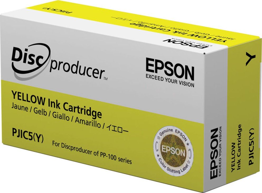 Ink Cartridge Epson Yellow | DISCPRODUCER PP-100 kārtridžs