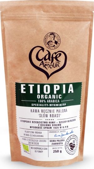 Kawa ziarnista Cafe Mon Amour Ethiopia 250 g MR/5902768241686 (5902768241686) piederumi kafijas automātiem