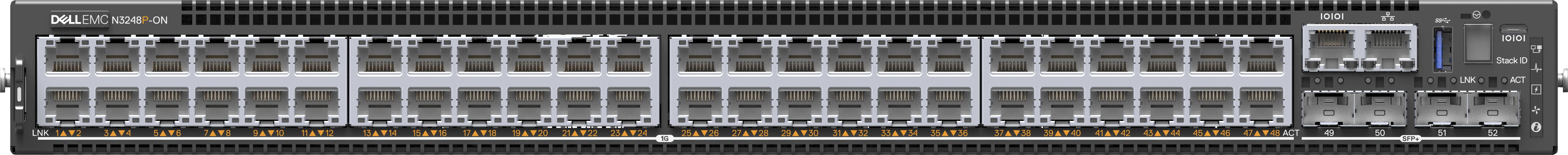 EMC PowerSwitch N3200-ON Series N3248P-ON - Switch - L3 - managed - 48 x 10/1... Rūteris