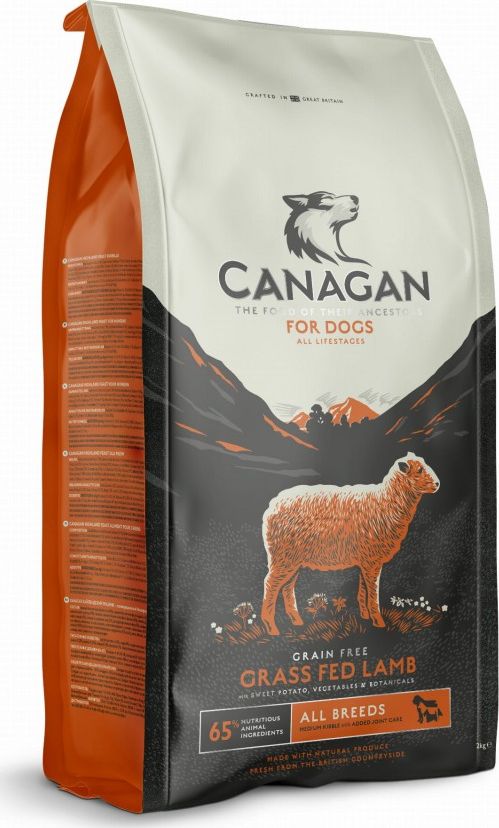 Canagan Grass-Fed Lamb dla ras srednich i duzych 12 kg VAT017899 (5029040011772) barība suņiem