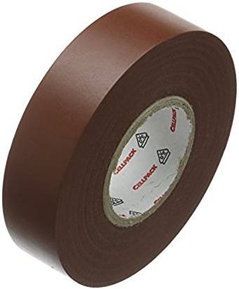 Cellpack insulation tape 128 PVC brown 25m (145805)