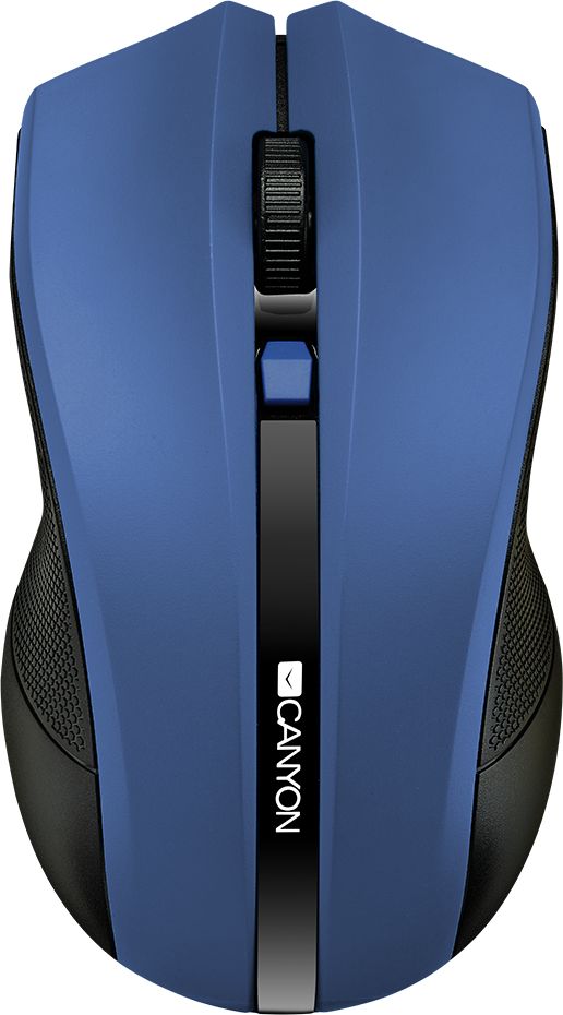 CANYON MW-5 2.4GHz wireless Optical Mouse with 4 buttons, DPI 800/1200/1600, Blue, 122*69*40mm, 0.067kg Datora pele