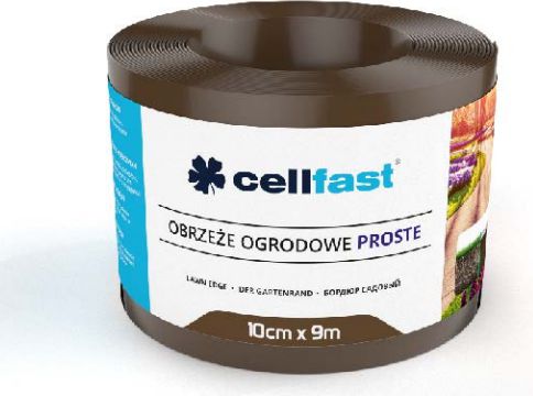 Cellfast Obrzeze trawnikowe proste brazowe 15cm x 9m (30-212H) 30-212H (5907553505585)