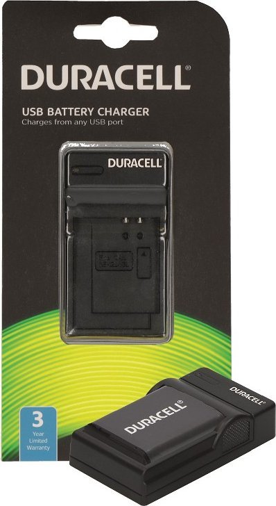 Duracell Charger with USB Cable for DRNEL23/EN-EL23