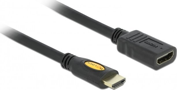 Delock Cable High Speed HDMI with Ethernet extension male / female 5 m kabelis video, audio