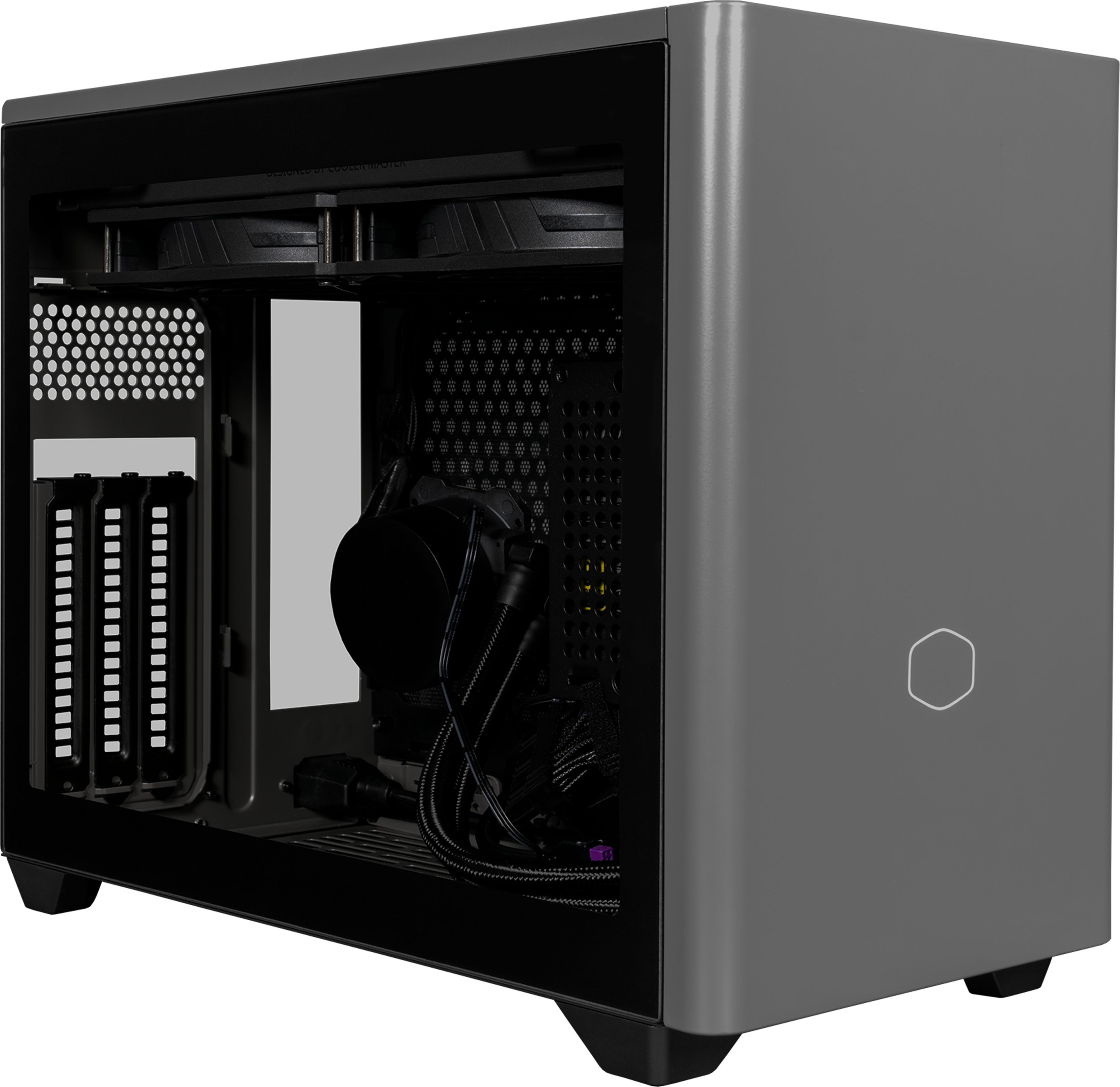 Cooler Master MasterBox NR200P MAX Mini-ITX Gehause, Tempered Glass - schwarz Datora korpuss