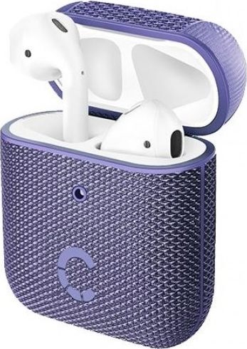 Cygnett Etui ochronne TekView Slim do AirPods 1/2 fioletowe CY-AIRP-TV-LPU (848116023922)