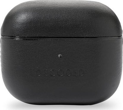 Decoded Leather Aircase Lite for Airpods Gen 3 Black aksesuārs mobilajiem telefoniem