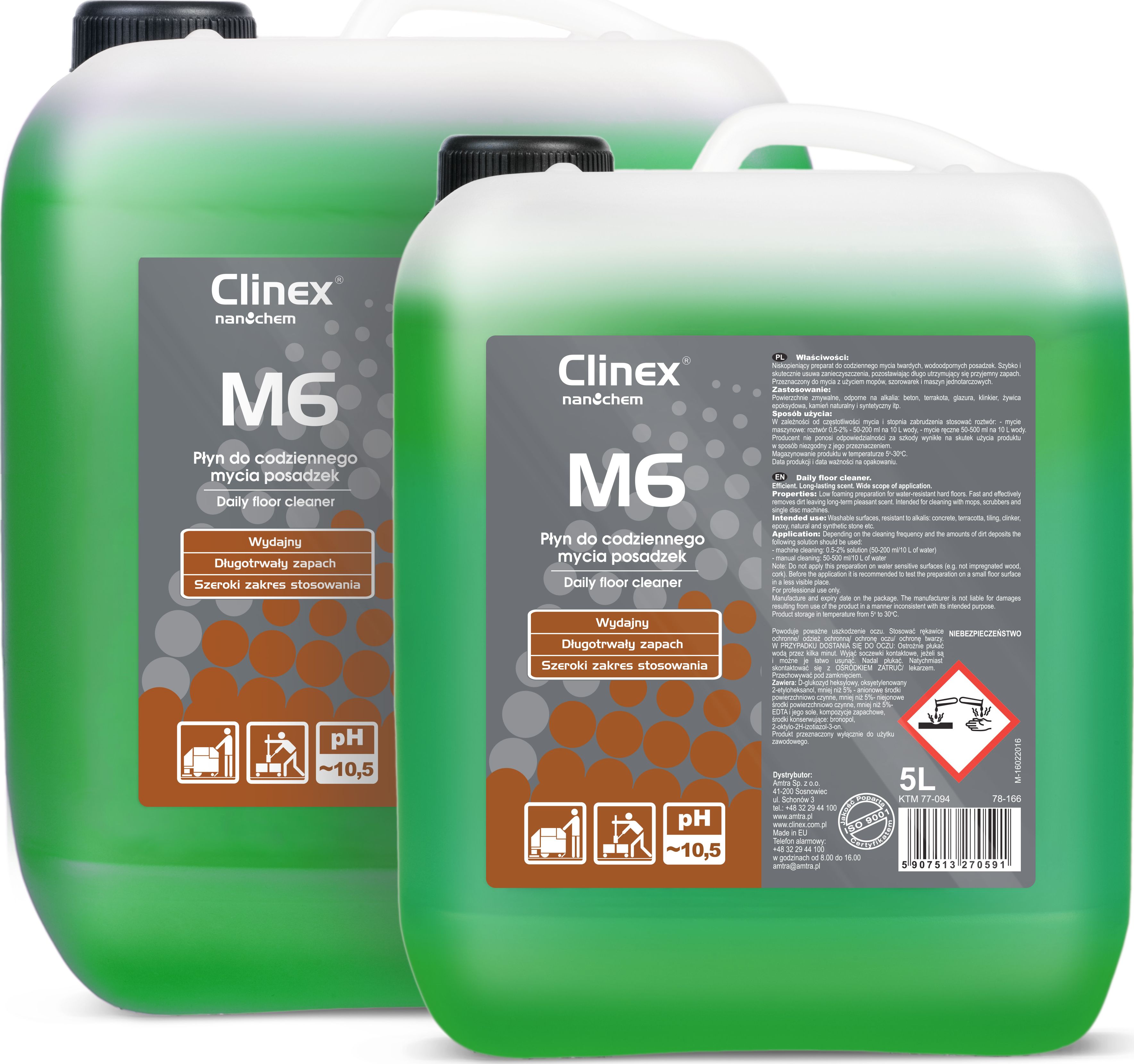 Clinex CLINEX M6 Medium 5L 77-094 77094 (5907513270591) Sadzīves ķīmija