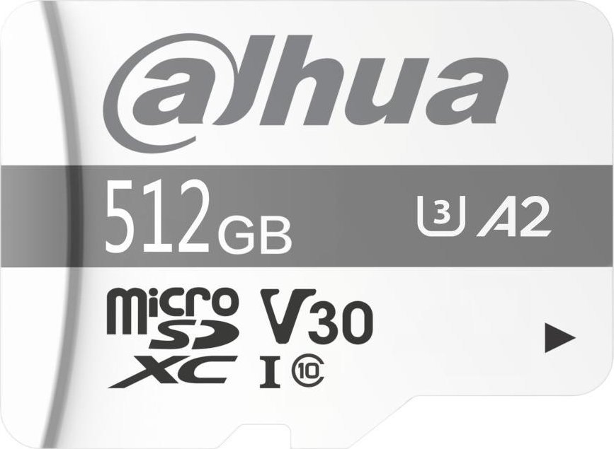 Karta Dahua Technology TF-P100 MicroSDXC 512 GB Class 10 UHS-I U3 A1 V30 (TF-P100-512GB) TF-P100-512GB (6939554986611) atmiņas karte