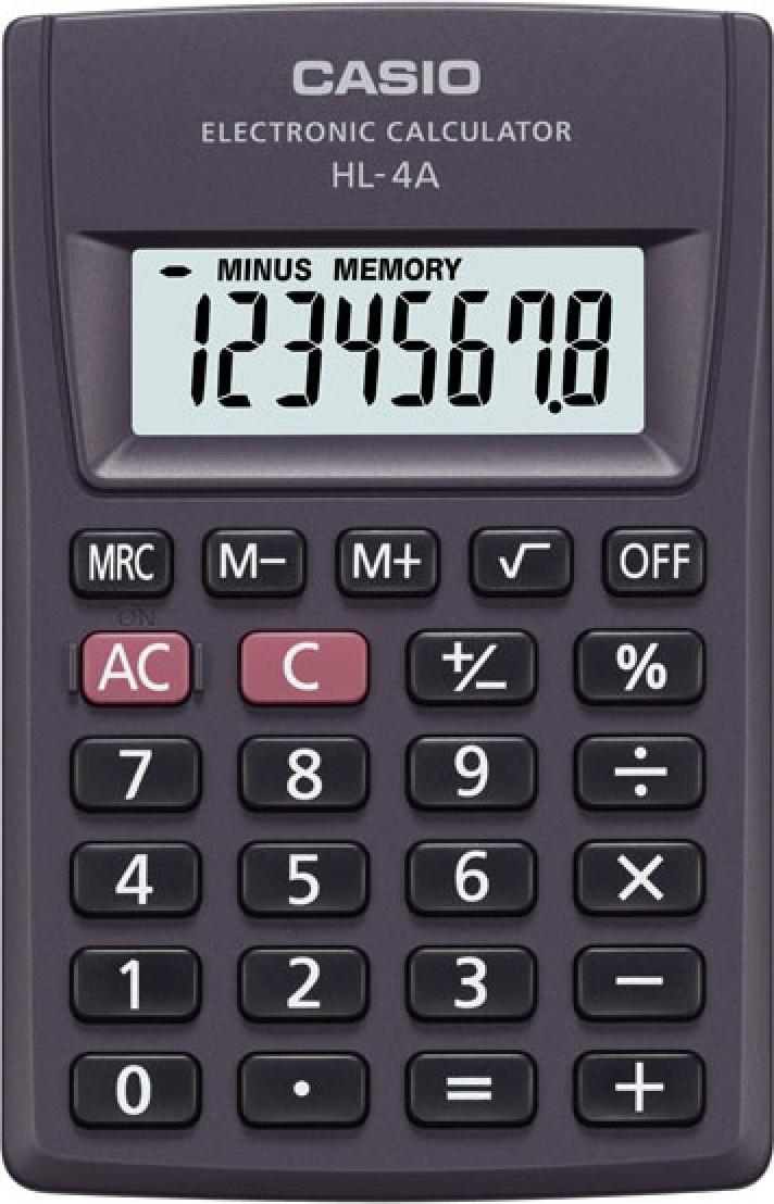 Kalkulator Casio 3722 HL-4A BOX HL-4A BOX kalkulators