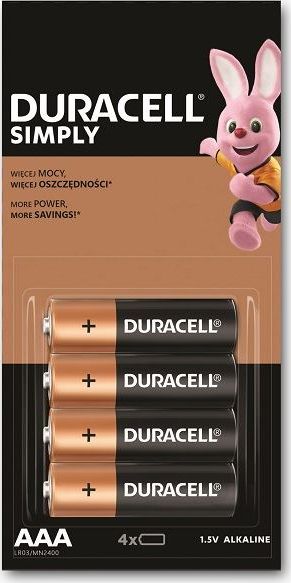 Duracell Bateria AAA / R03 4 szt. 7503497 (5000394129931) Baterija