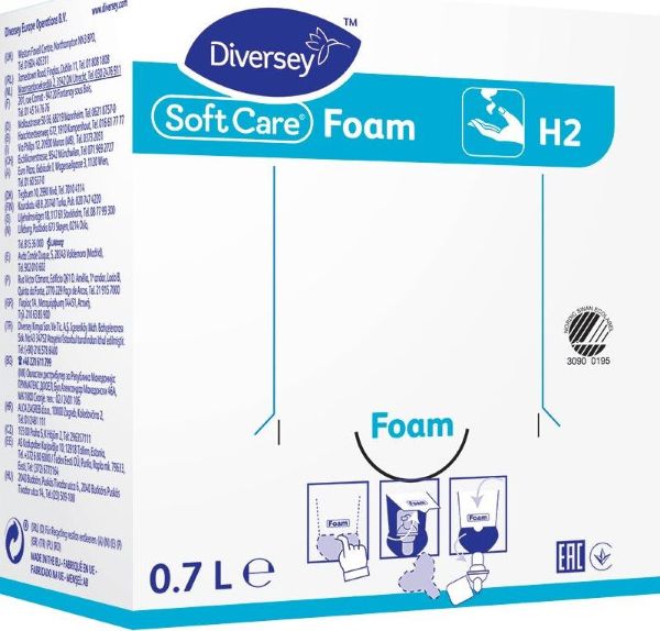 Diversey Soft Care Foam H2 - Mydlo do rak w pianie - 700 ml 7514368 (7615400060894)