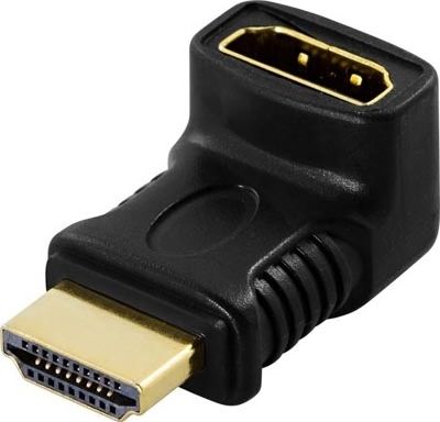 Adapter AV Deltaco HDMI - HDMI czarny Deltaco HDMI-14B - HDMI-adapter han ti (7340004654995)