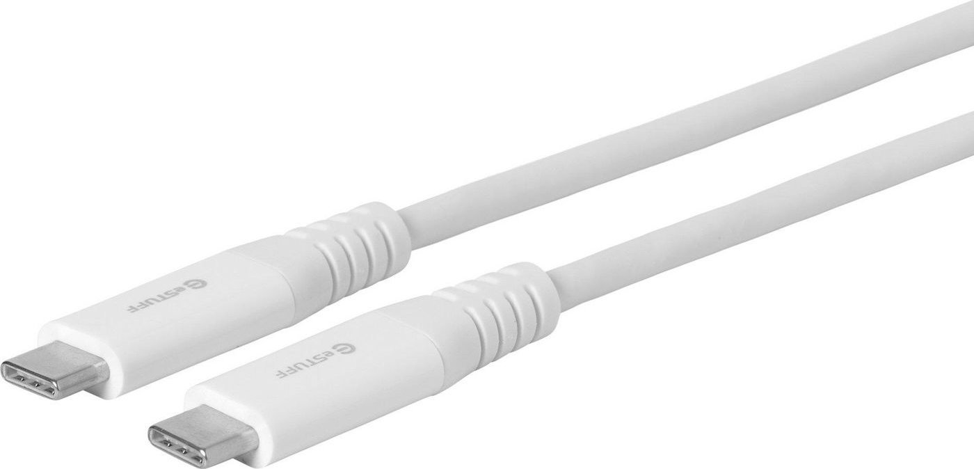 Kabel USB eStuff USB-C - USB-C 3 m Bialy (ES604301) ES604301 (5706998504609) USB kabelis