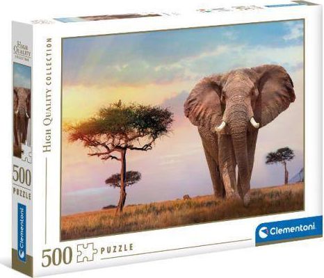 Clementoni Clementoni Puzzle 500el Zachod slonca w Afryce. African sunset 35096 uniw. 9035761 puzle, puzzle
