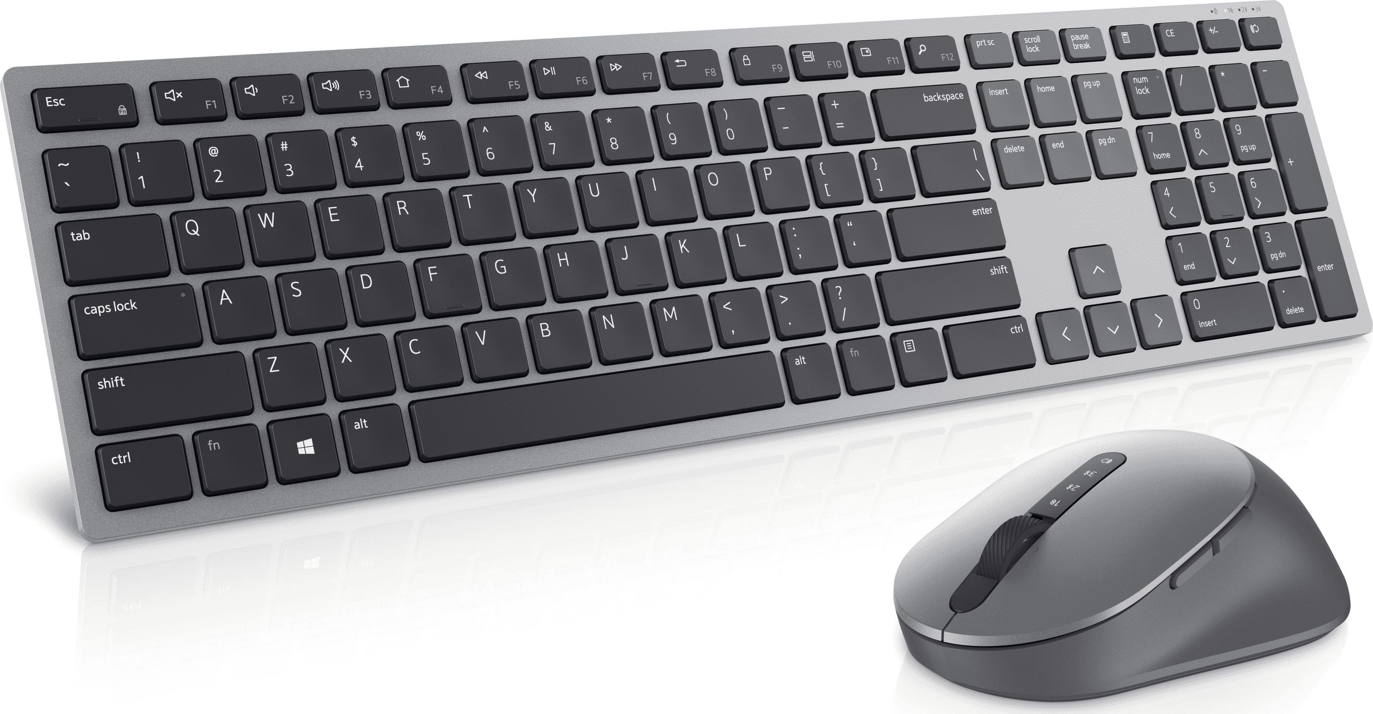 Dell Premier Multi-Device Wireless Keyboard and Mouse - KM7321W - Estonian (QWERTY) klaviatūra