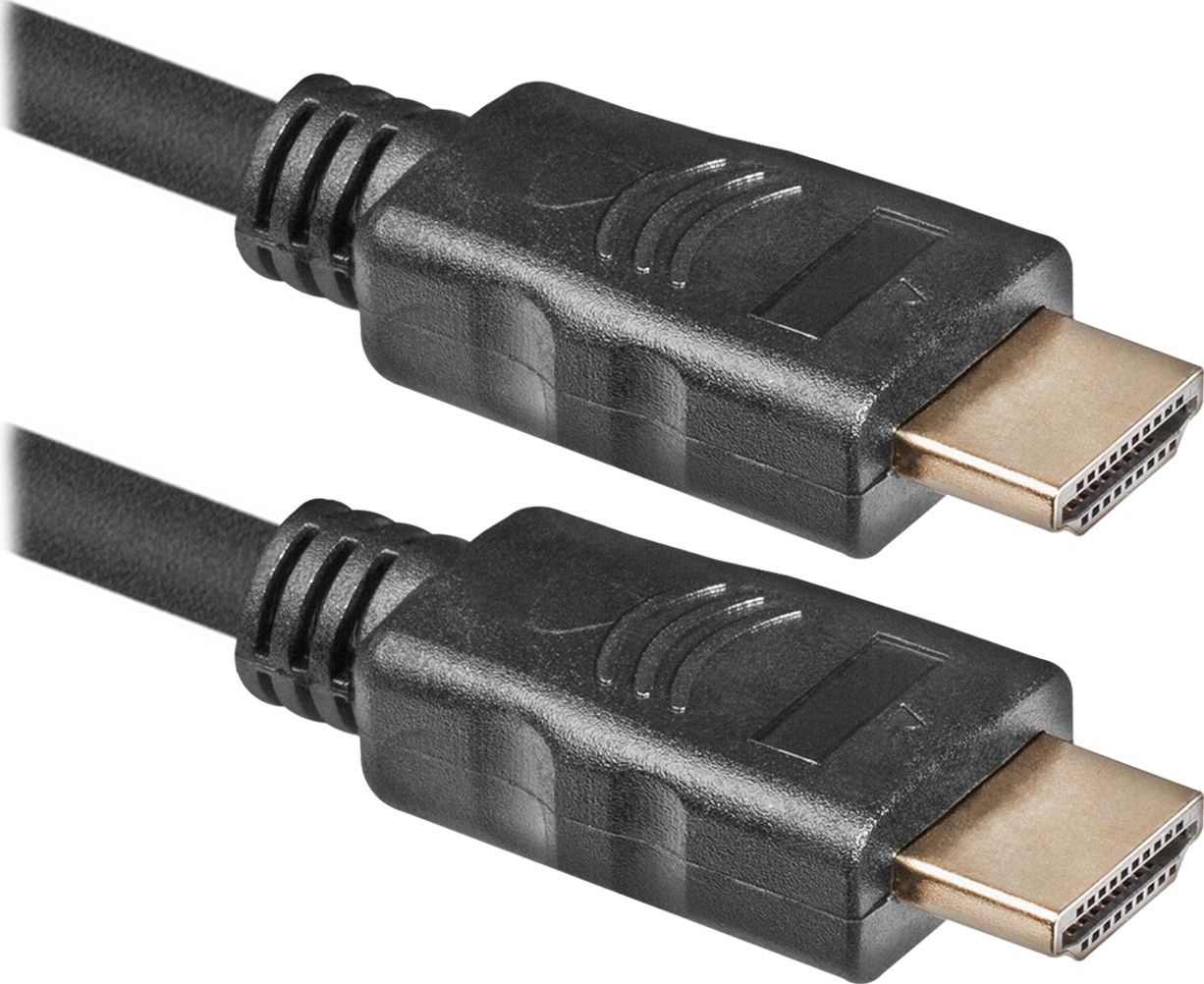 Kabel Defender HDMI - HDMI 20m czarny (87355) 87355 (4714033873550) kabelis video, audio