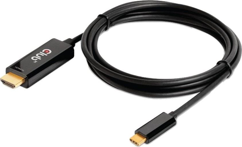 Kabel USB Club 3D USB-C - HDMI 1.8 m Czarny (2_422320) 2_422320 (8719214472054) USB kabelis