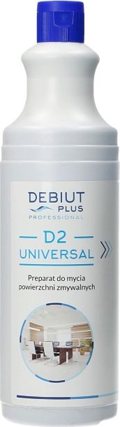 Debiut Plus Professional Debiut Plus Professional D2 Universal - Preparat do mycia powierzchni zmywalnych - 1 l D2 UNIVERSAL 1L (59076626406 Sadzīves ķīmija