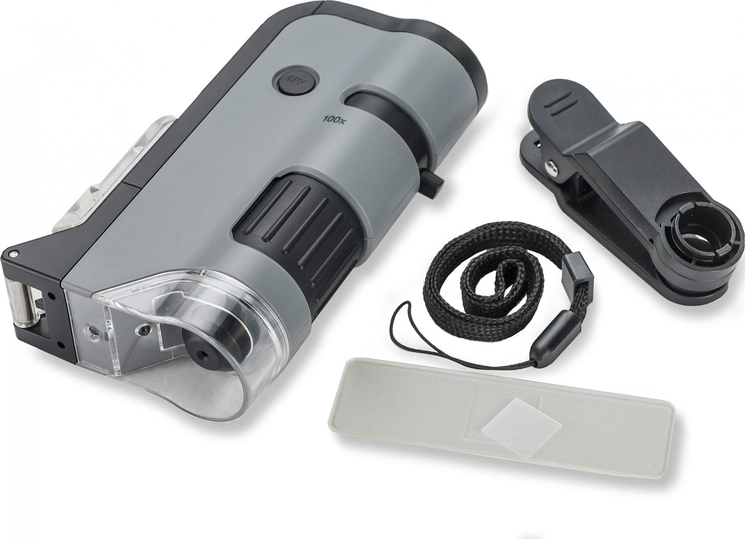 Carson MicroFlip 100x - 250x LED Pocket Microscope Mikroskops