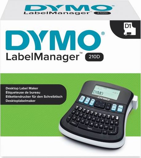DYMO LabelManager 210D+ 6/9/12      mm D1-Bander QWY UK/HK uzlīmju printeris